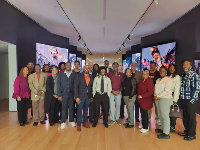 Join the Black Alumni Council for its Spring Alumni Weekend Brunch on Saturday, May 3, from 10 am-12 Noon, at the College’s Avery Research Center for African American History and Culture, 125 Bull Street, Charleston, SC. Enjoy a delicious brunch buffet, great company, and inspiring conversation in a space that honors our shared history: https://cofc-alumni.info/SAW2025Tix Advance purchase only; tickets will not be sold at the door. Sign up today!

Photo from the 2024 Homecoming Weekend Brunch at the International African American Museum.